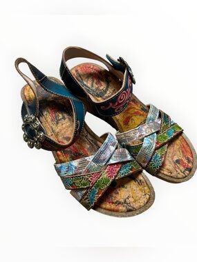 L'Artiste by Spring Step Audrie leather sandals womens 37